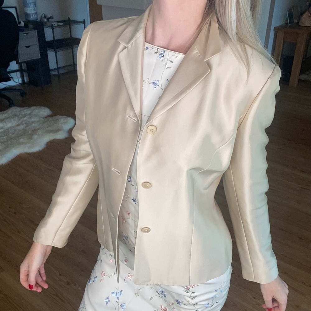Ann Taylor 100% Silk Jacket